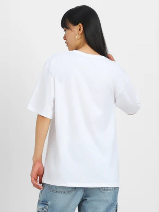USA Graphic Design For Oversize Printed Women T-Shirt