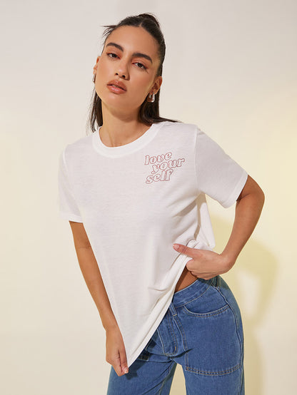 Love Your Self Regular Fit Tee