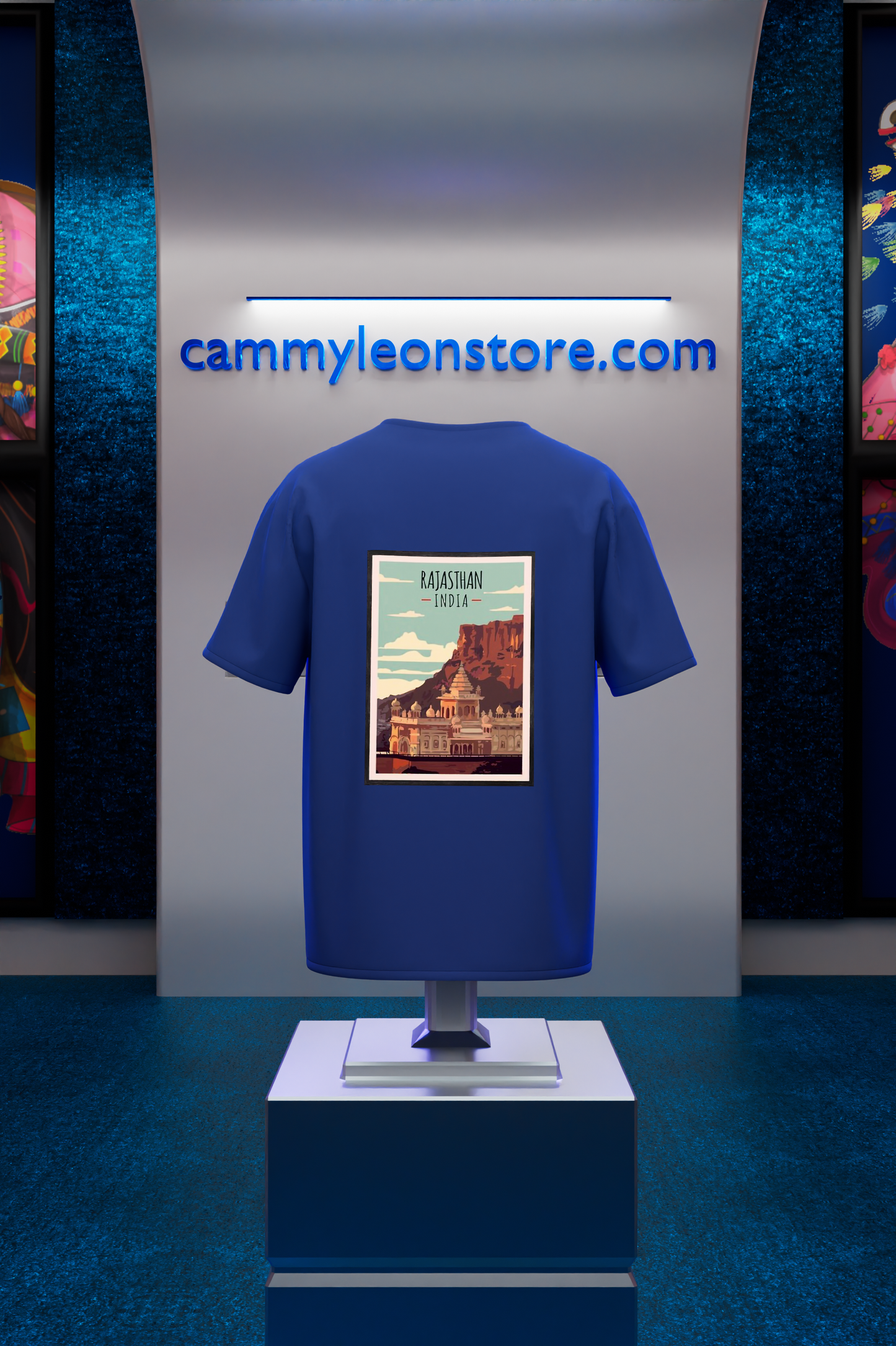"Colors of Rajasthan: Cultural Vibes T-Shirt"