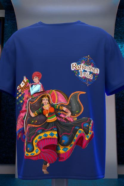 "Colors of Rajasthan: Cultural Vibes T-Shirt"
