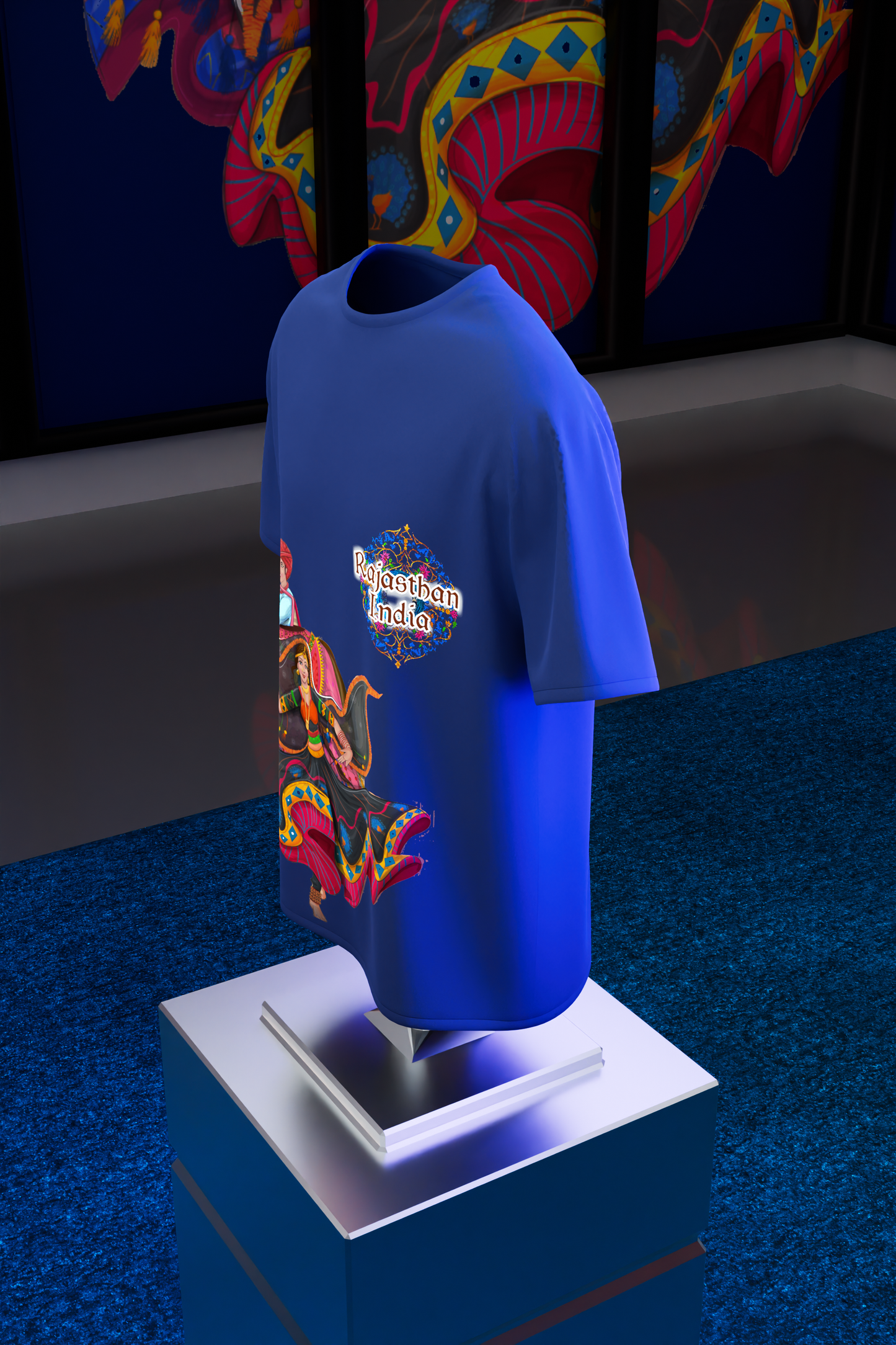 "Colors of Rajasthan: Cultural Vibes T-Shirt"