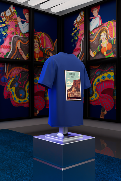 "Colors of Rajasthan: Cultural Vibes T-Shirt"