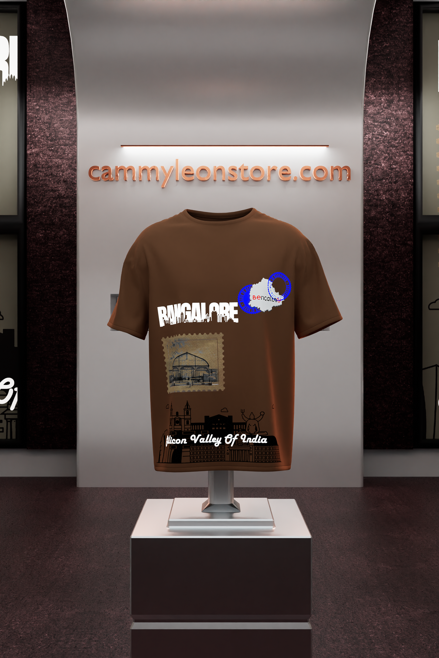 "Heart of Tech: Bengaluru Heritage T-Shirt"