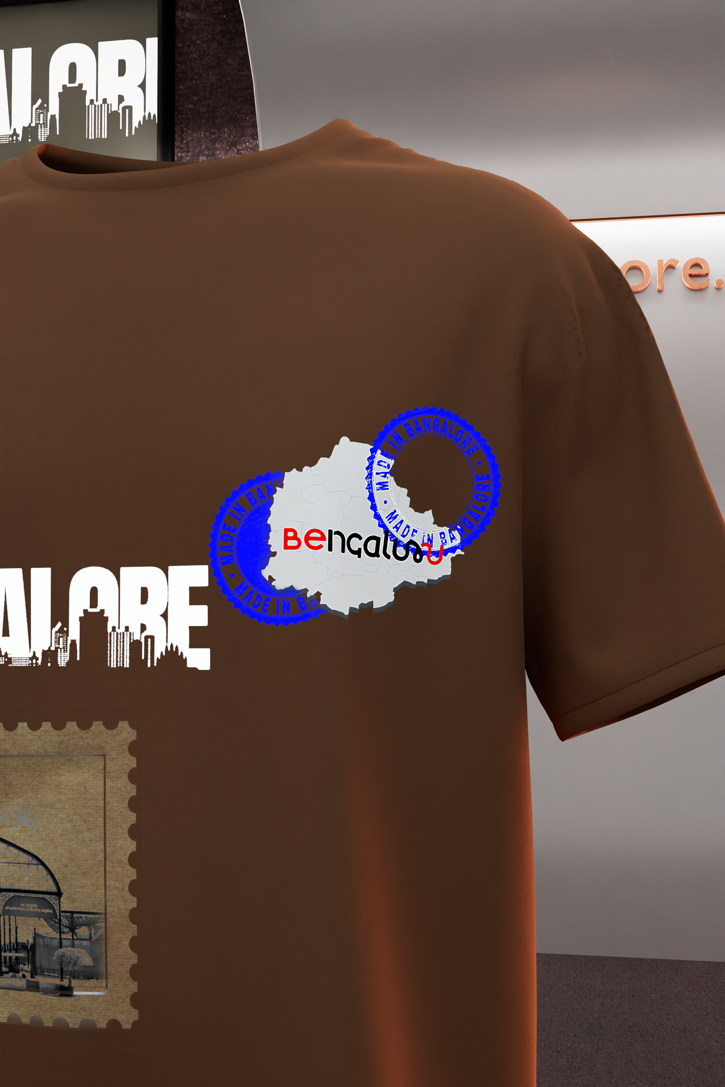 "Heart of Tech: Bengaluru Heritage T-Shirt"