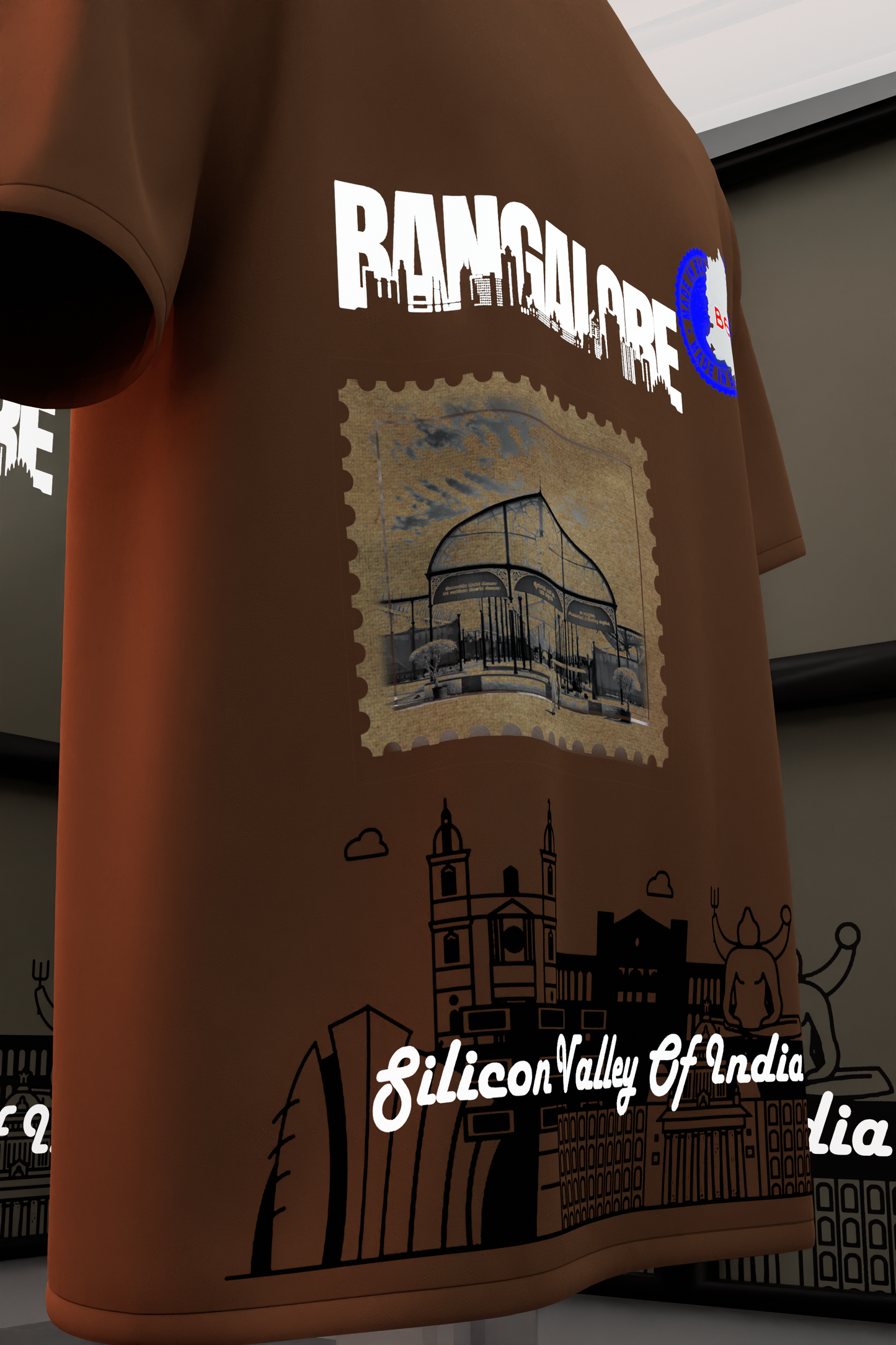 "Heart of Tech: Bengaluru Heritage T-Shirt"