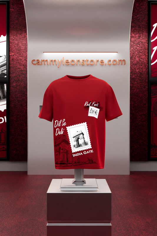 "Red Fort to India Gate: The Delhi Experience Tee"