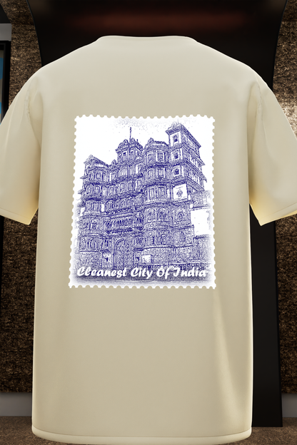 "Rajwada Vibes: Iconic Indore Heritage T-Shirt"
