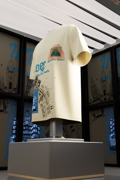 "Rajwada Vibes: Iconic Indore Heritage T-Shirt"